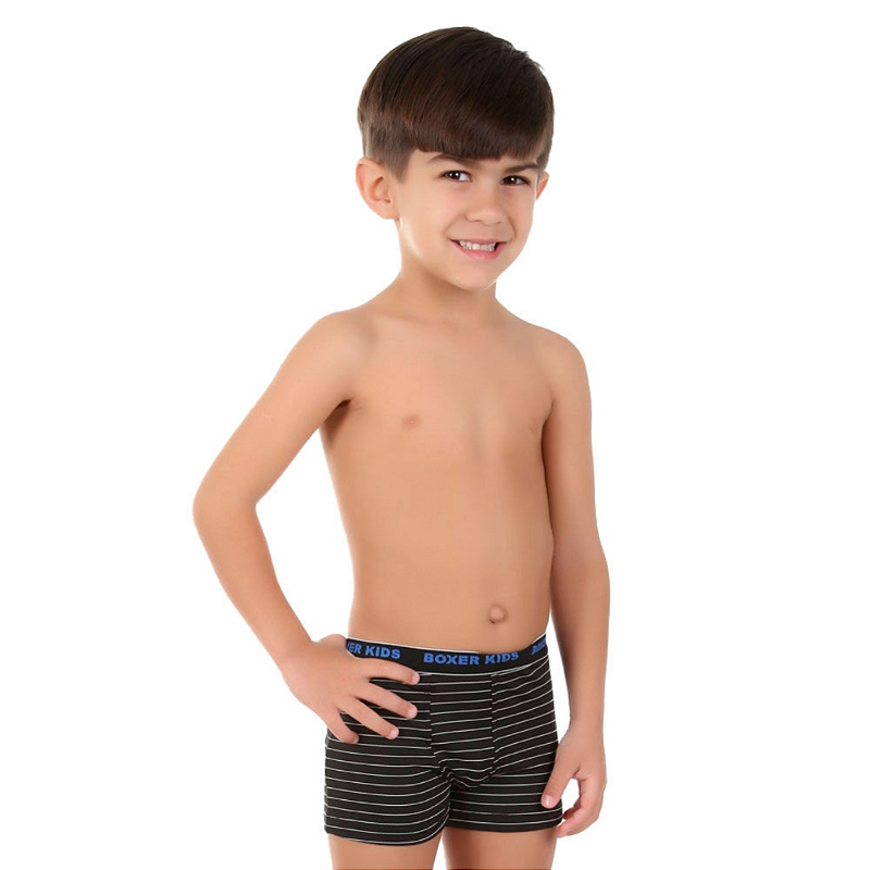 Kit 3 Cuecas Boxer Infantil M e G