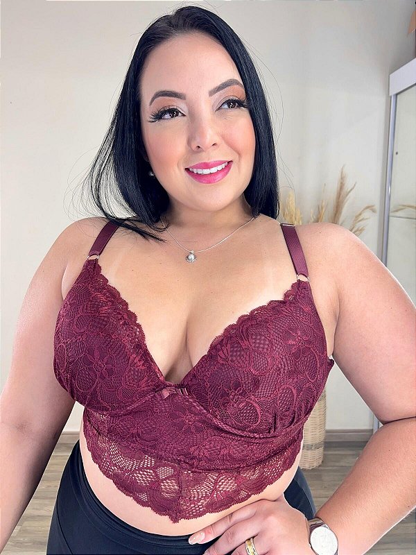 Sutiã Bojo Cropped Plus Size Makeli