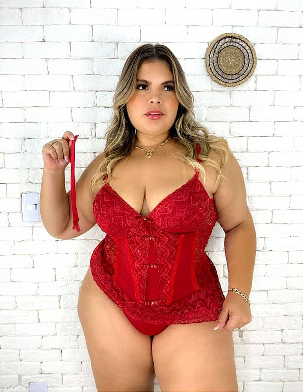 Espartilho Dama da Noite Plus Size Completo