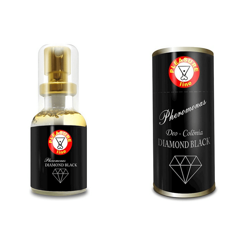 Perfume Pheromonas Diamond Black 20ml Pleasure Line Masculino