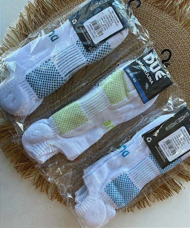 Kit 2 Pares - Meias Masculina Esportiva Invisível