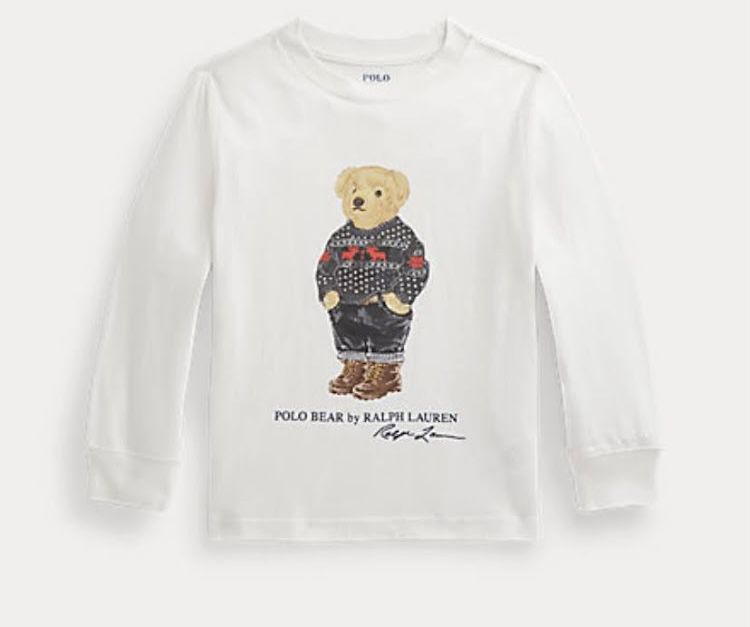 Camiseta Polo Ralph Lauren Urso BEAR - NOVIDADE - Tam 3 anos - Importados  Gabriel - Peças Importadas para bebê, adulto, crianças .