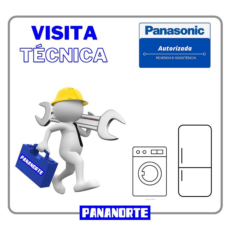 Visita Técnica Refrigerador e Lavadora Panasonic autorizada - Loja ...