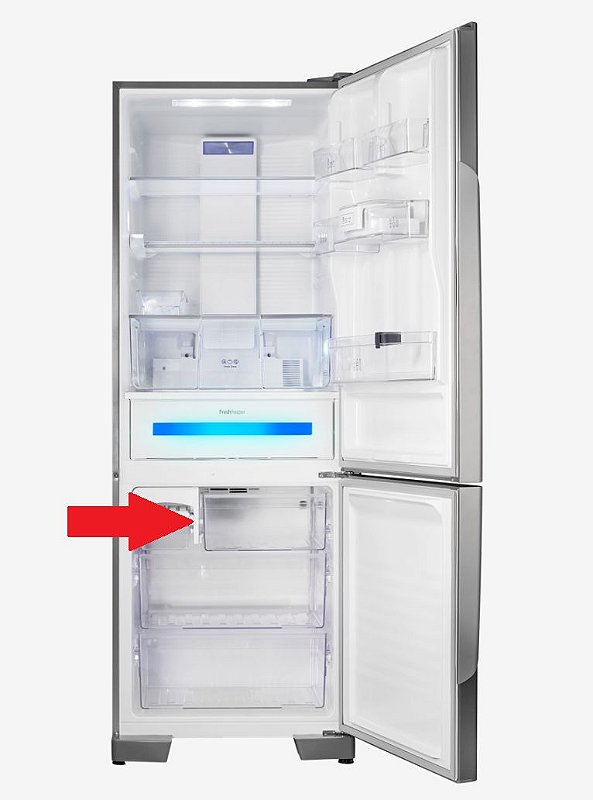 Gaveta Superior Freezer Refrigerador Panasonic NRBB71 Loja Pananorte