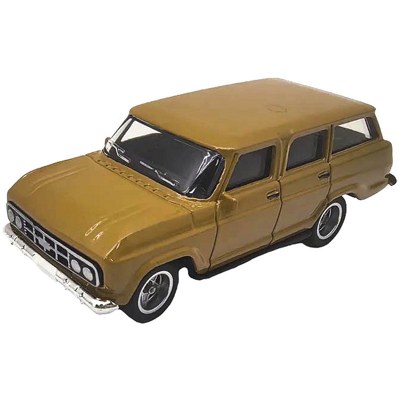 Veraneio Marrom CKS - Escala 1/64 - Pneus de Borracha