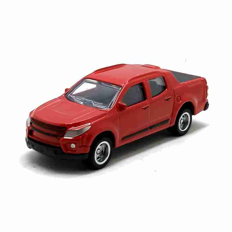 Chevrolet S10 vermelha CKS - Escala 1/64 - Pneus de Borracha