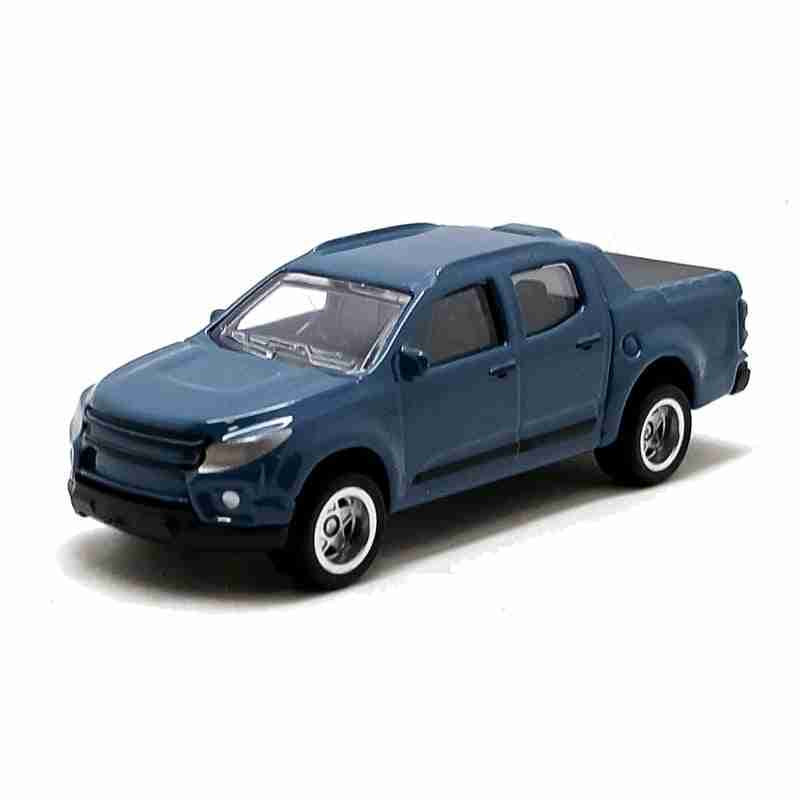 Chevrolet S10 cinza CKS - Escala 1/64 - Pneus de Borracha