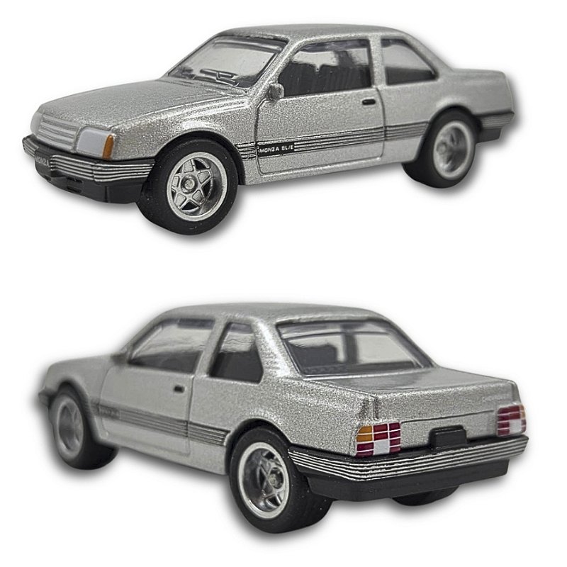 Monza Cinza CKS - Escala 1/64 - pneus de borracha