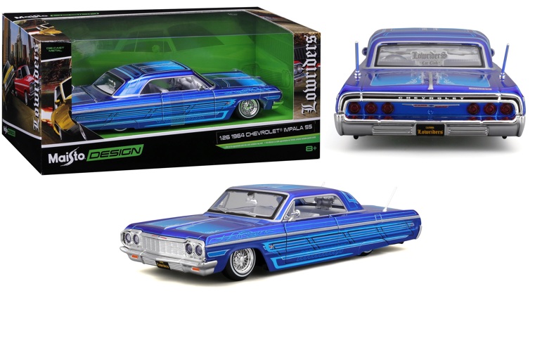 Chevrolet Impala SS 1964 Low Rider - Escala 1/24 - Maisto