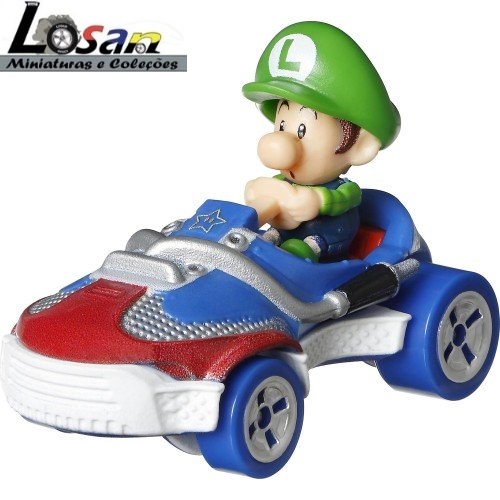 Baby Luigi - Sneeker - Hot Wheels 1/64 - Mario Kart