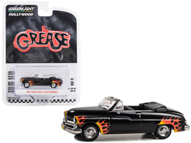Mercury Conversível 1949 - Greenlight - Escala 1/64 - Grease - Metal e pneus de borracha