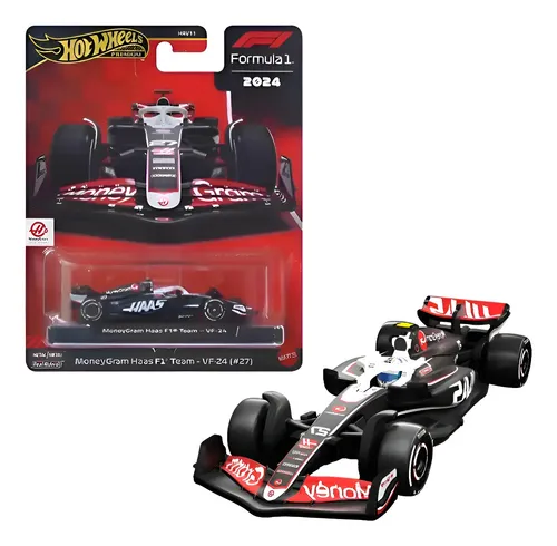 Moneygram Haas VF24 #27 - Hot Wheels Premium - Formula 1