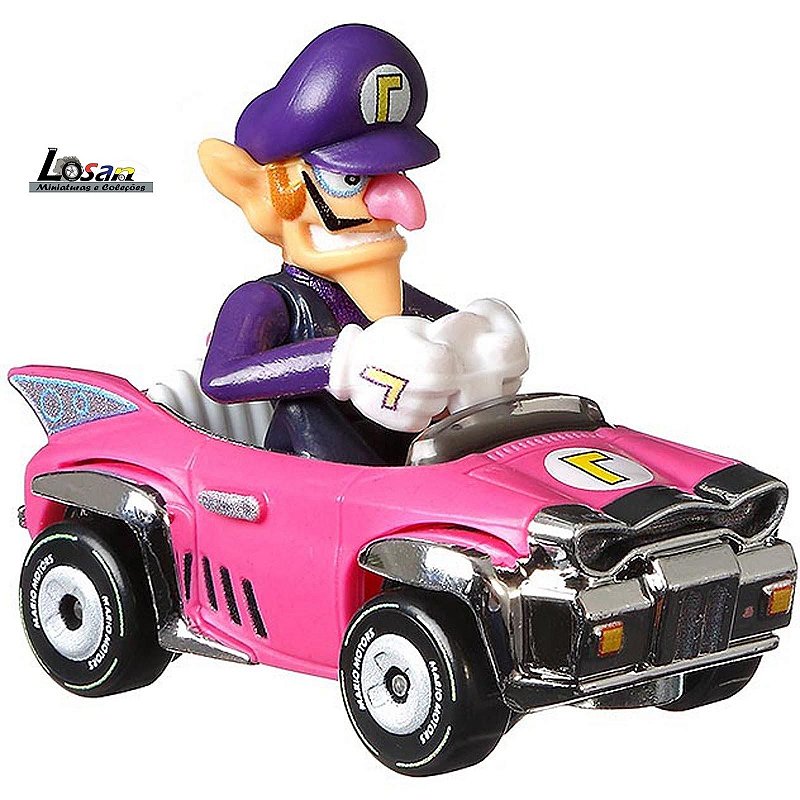 Waluigi - Badwagon - Mario Kart - Hot Wheels 1/64
