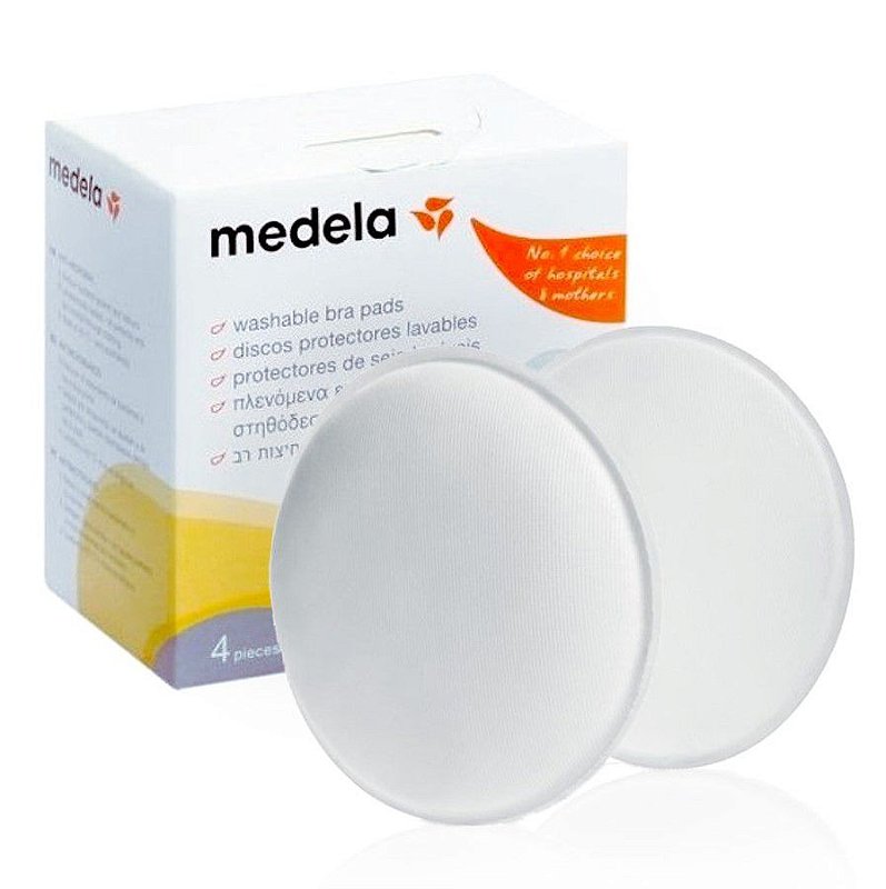 Comprar Discos Protetores de seios absorventes laváveis 4 unidades Medela