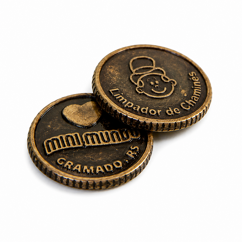 Mini Moeda da Sorte Mini Mundo – Limpador de Chaminés