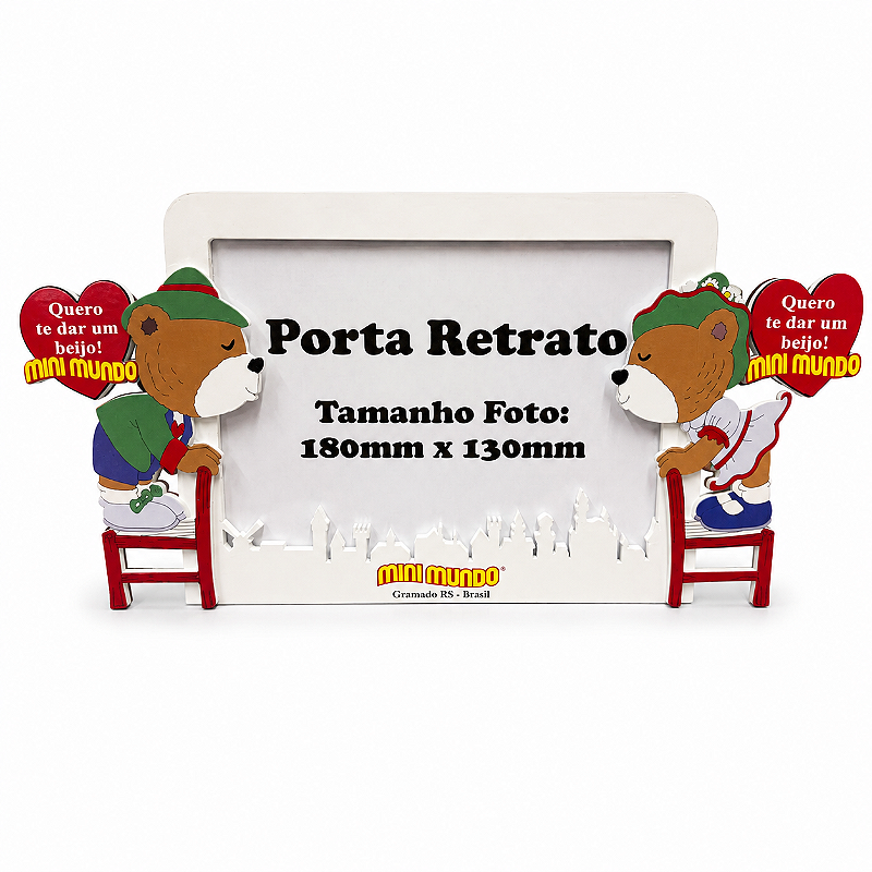 Porta-Retrato Beijoqueiro Mini Mundo