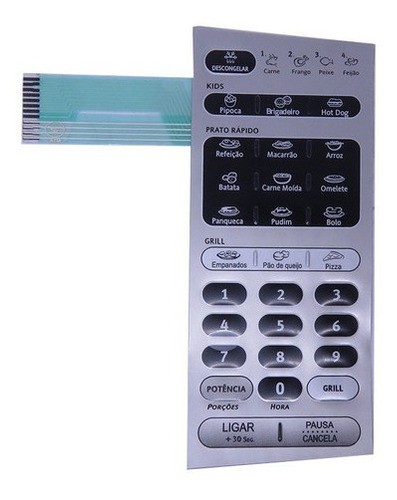 Membrana Eletrolux Me28x C/grill+relevo Br - Centro Eletrônico Uberlândia