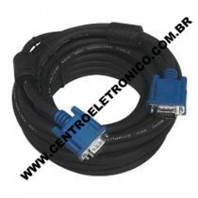 Cabo Monitor Vga Db15mx2 50mt F/l - Centro Eletrônico Uberlândia