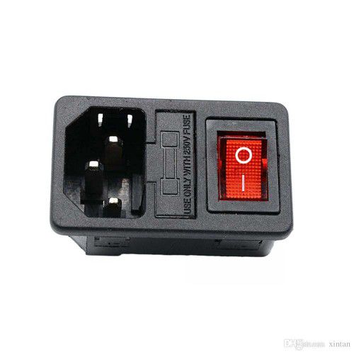 Tomada Ac 2p+t Macho Tripolar+ld+fusivel F7875b - Centro