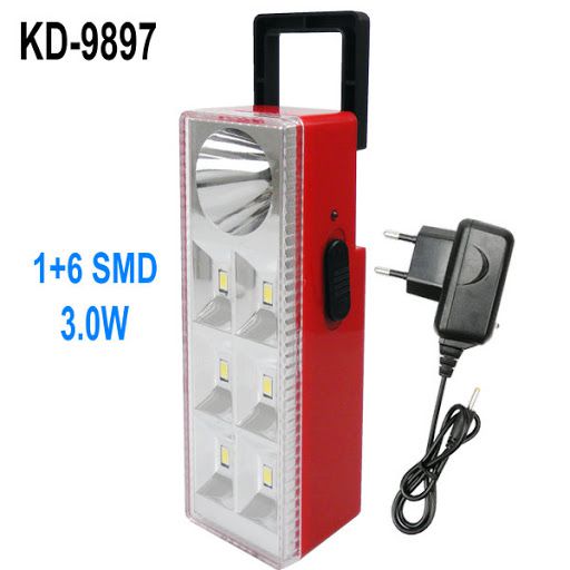 Luminaria Emergencia 6+1led C/lanterna Centro Eletrônico Uberlândia