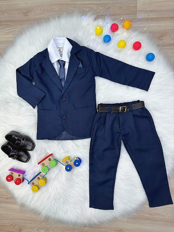 Terno Rosa Para Meninos - Conjunto Formal Com Gravata Borboleta E Suspensório
