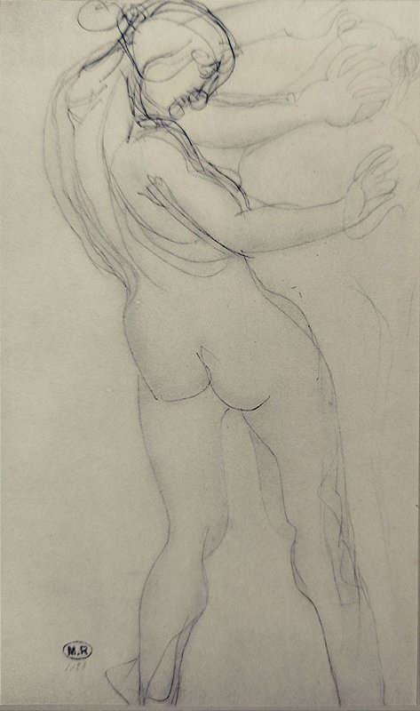 Auguste Rodin – Gravura na técnica de Heliogravura, Original de 1934