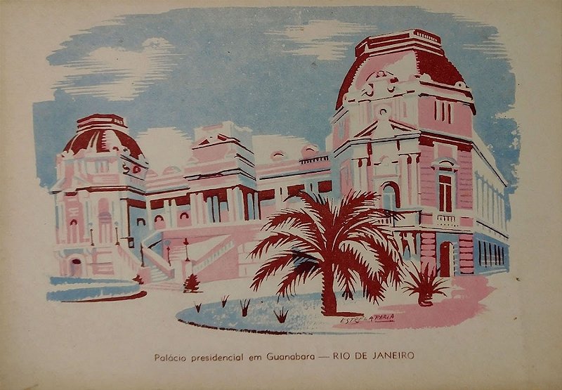 Rio de Janeiro –  Palácio Presidencial em Guanabara, 1953 – Navegação