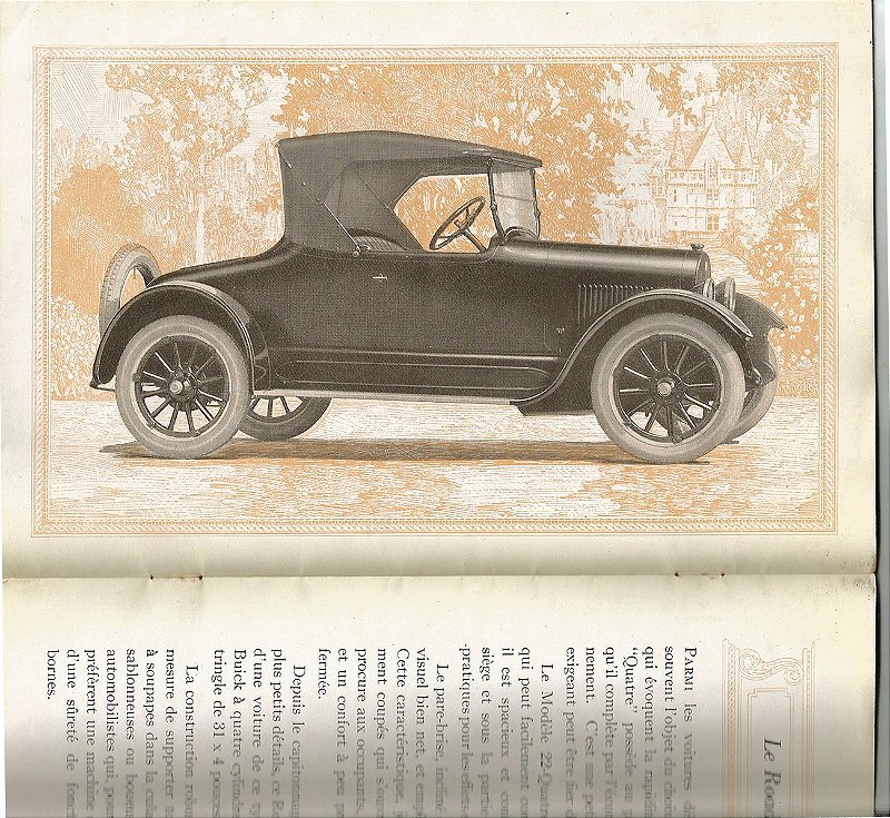 Memorabília Automobilística - Buick -  Livreto publicitário original da década de ´20