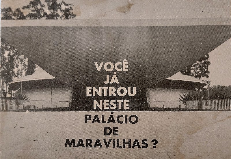 São Paulo - Planetário do Ibirapuera, SP – Folder convite à visitação do edifício inaugurado em 1957