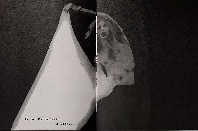 Folder da peça teatral Fala Baixo Senão Eu Grito de Leilah Assunção, edição de 1973