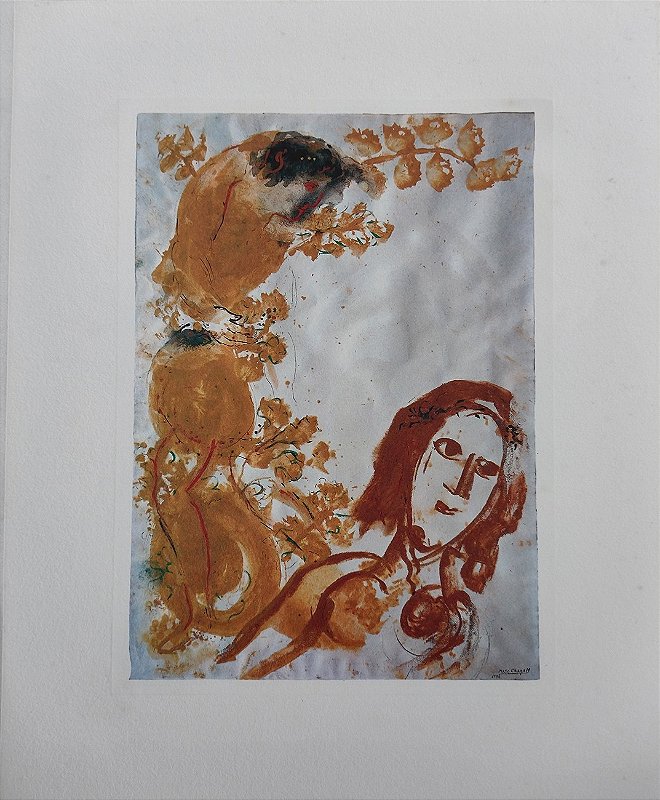 Marc Chagall - Daphnis Und Chloe - Litografia Original