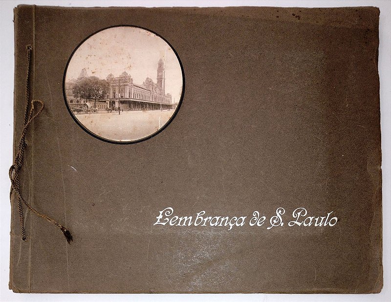 Antigo Álbum Rothschild, Lembrança São Paulo com 24 imagens, Original do Início do Século XX