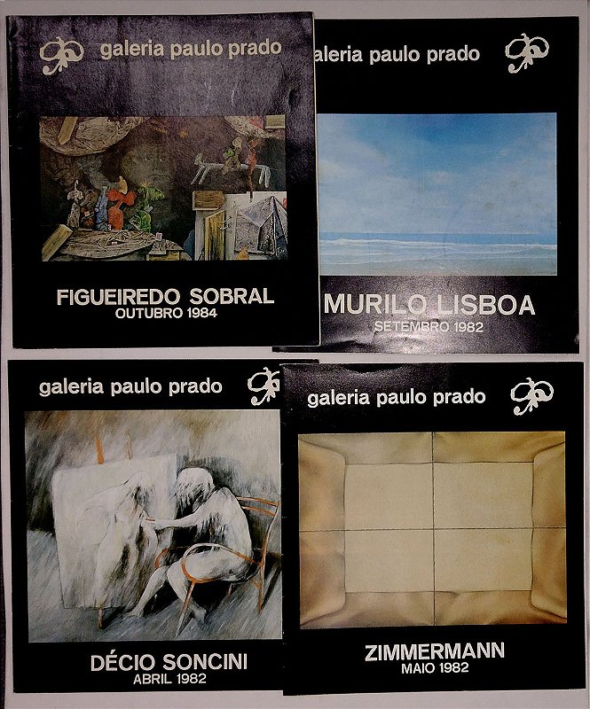 Galeria Paulo Prado – 04 catálogos de exposições