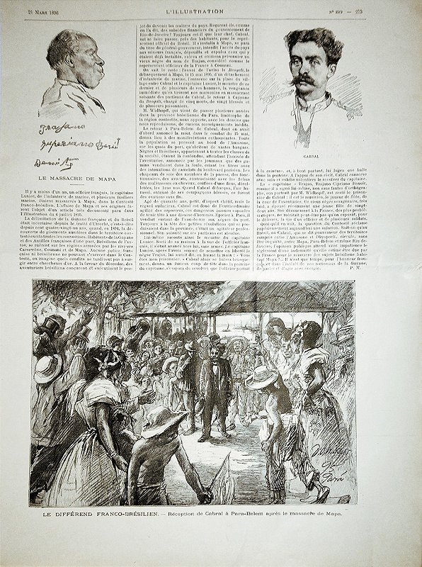 Contestado Franco-Brasileiro – a Guerra Imperialista que não Houve - Raro documento do Massacre do Amapá em 1895
