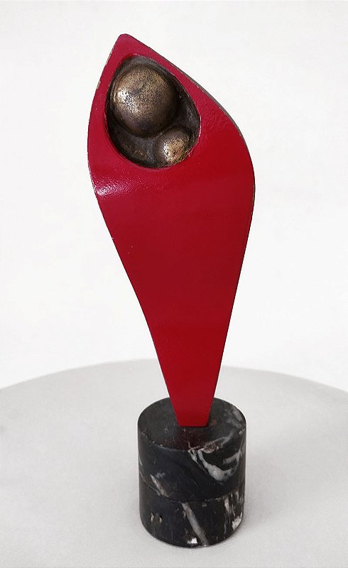 Piló - Maternidade  - Escultura em Bronze Figurativo