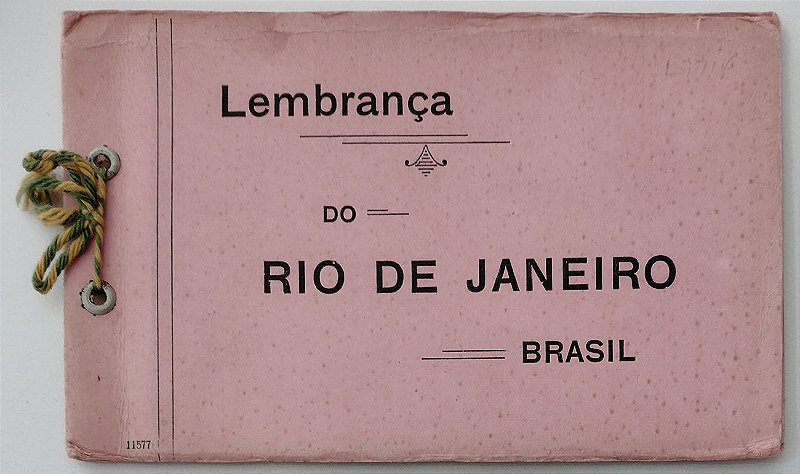 Rio de Janeiro – Álbum com 06 foto-postais antigas editado pelo fotógrafo D.K. Cada imagem mede 9x14cm