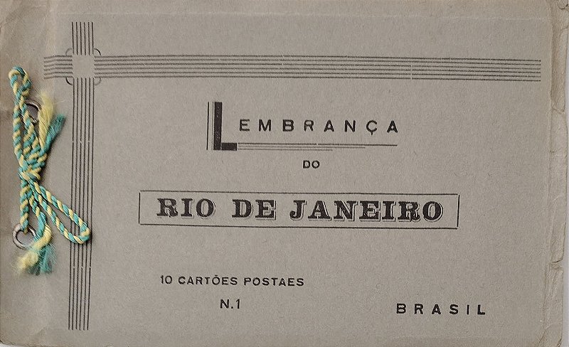 Rio de Janeiro – Álbum Número 1 com 07 foto-postais antigas originais. Cada imagem mede 9x14cm
