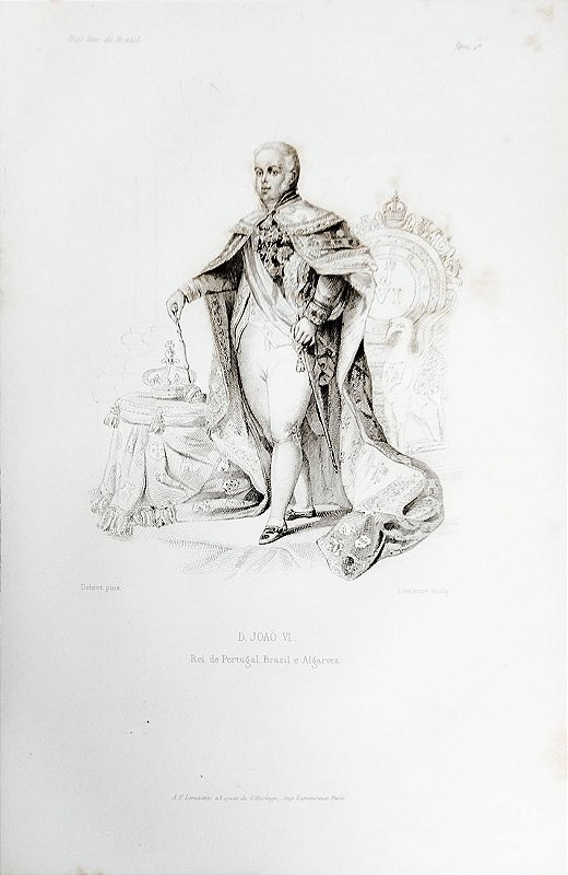 Gravura Original 1887, Paris - Dom João VI, Rei de Portugal e Algarve -  Lenach Artes, Antiguidades & Decoração