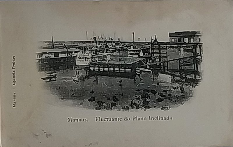 Manaus - Amazonas - Fluctuantes do Plano Inclinado - Cartão Postal Antigo Original, Não Circulado