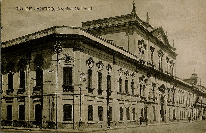Rio de Janeiro - Archivo - Arquivo - Nacional - História Postal - Cartão Postal Antigo, circulado