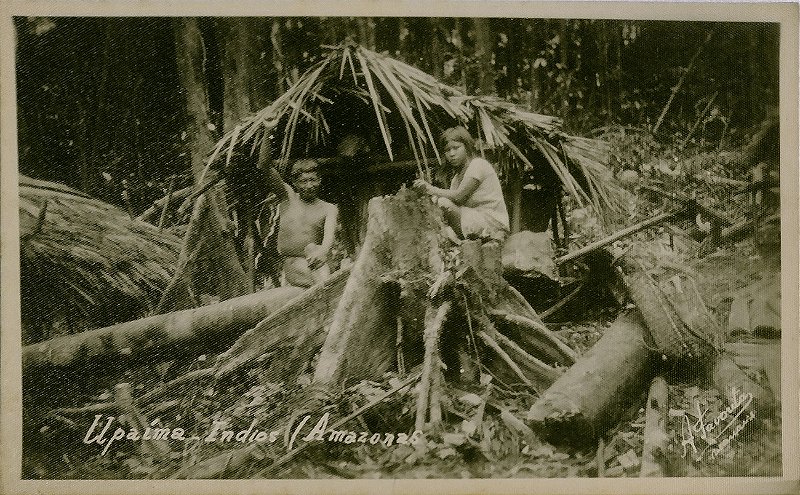 Amazonas - Upaíma, Indígenas - Cartão Postal Antigo, não circulado