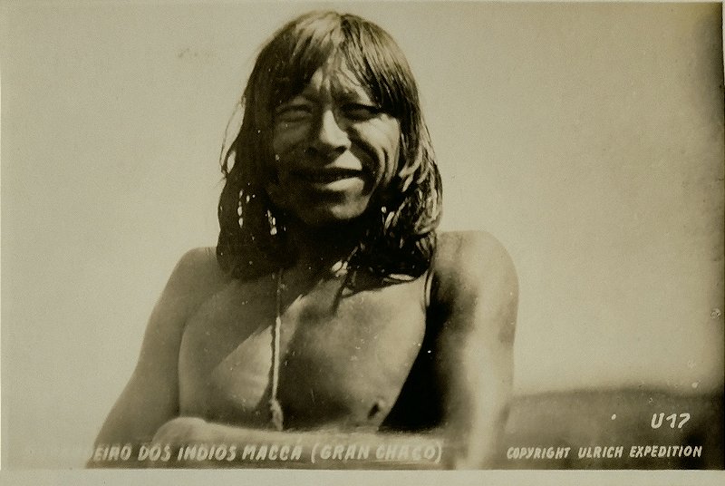Paraguai - Indio Maccá - Gran Chaco - Expedição Ulrich - Cartão Postal Antigo, não circulado