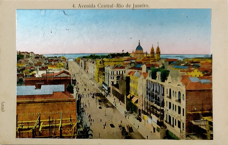 Rio de Janeiro - Avenida Central - Cartão Postal Antigo, Não Circulado