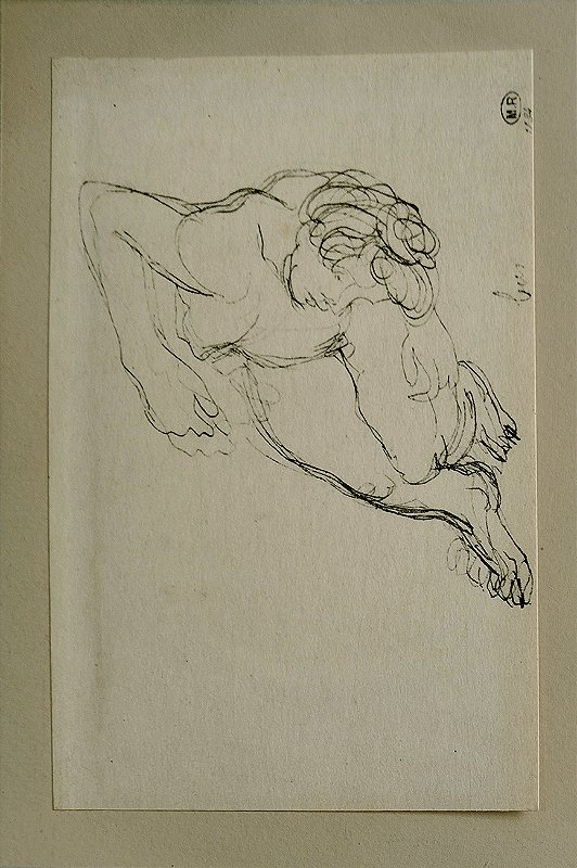 Auguste Rodin – Nu Feminino - Gravura na técnica de Heliogravura, Original de 1934, Museu Rodin