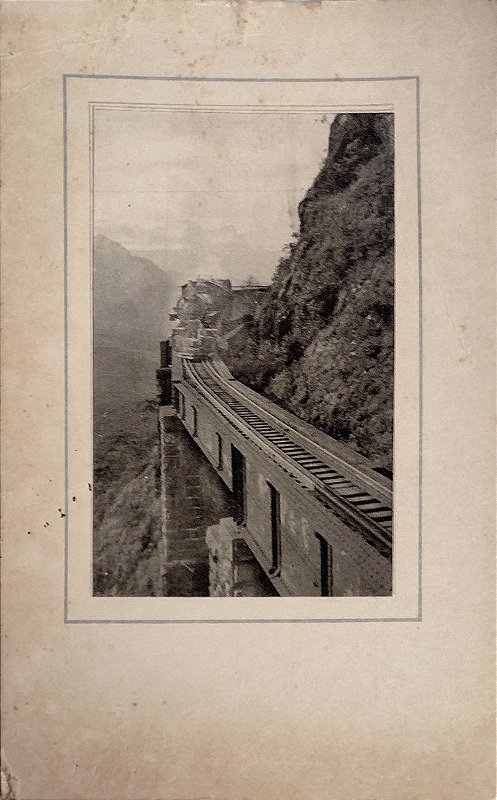 Ferrovia  – Trem Estrada de Ferro Curitiba-Paranaguá - Cartão Postal Antigo Original