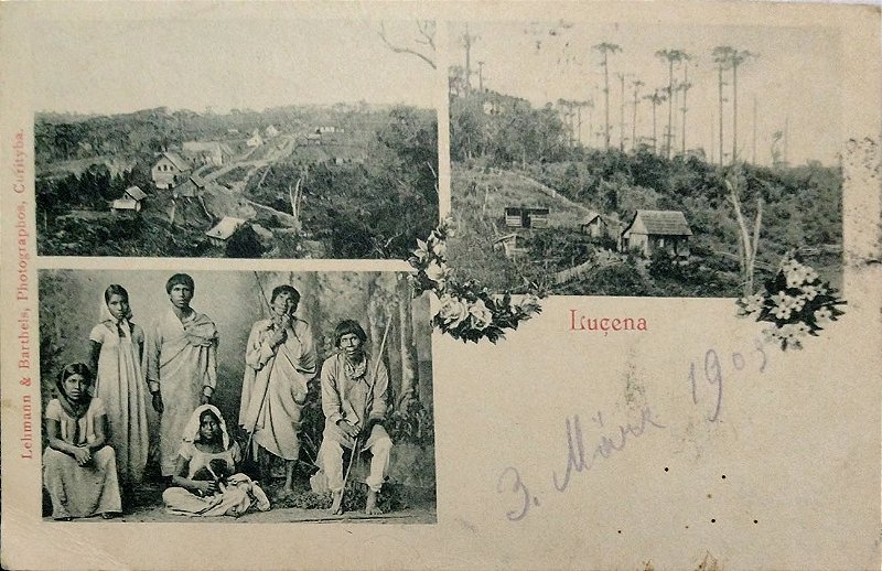 Paraná - Lucena - Raro Cartão com História Postal Antigo Original, Circulado em 1903
