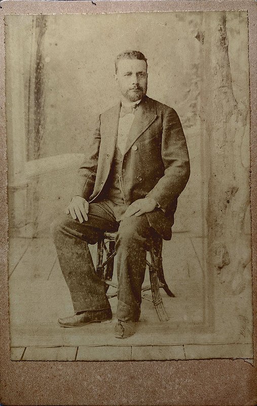 Coronel João Antonio Ramalho – Revolução Federalista / Degola, Fotografia Albúmen Original de 1893