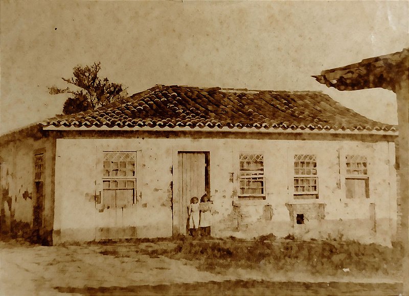 Casa de Francisco de Paula, Lapa,  Após o Cerco – Revolução Federalista / Degola, Fotografia Albúmen de 1894