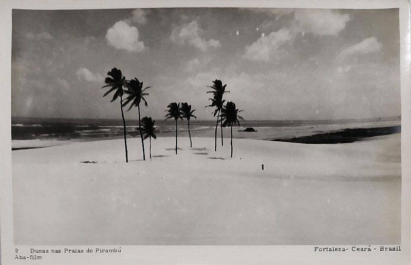 Fortaleza - Ceará - Dunas das Praias do Pirambu -  Foto Postal Antigo Original, Não Circulado