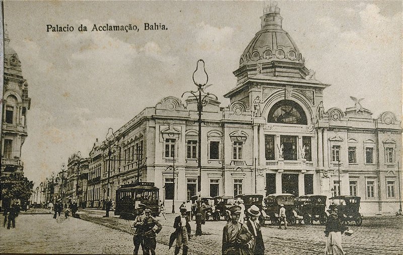 Bahia - Salvador - Cartão Postal Antigo Original, Palacio da Aclamação,  Não Circulado